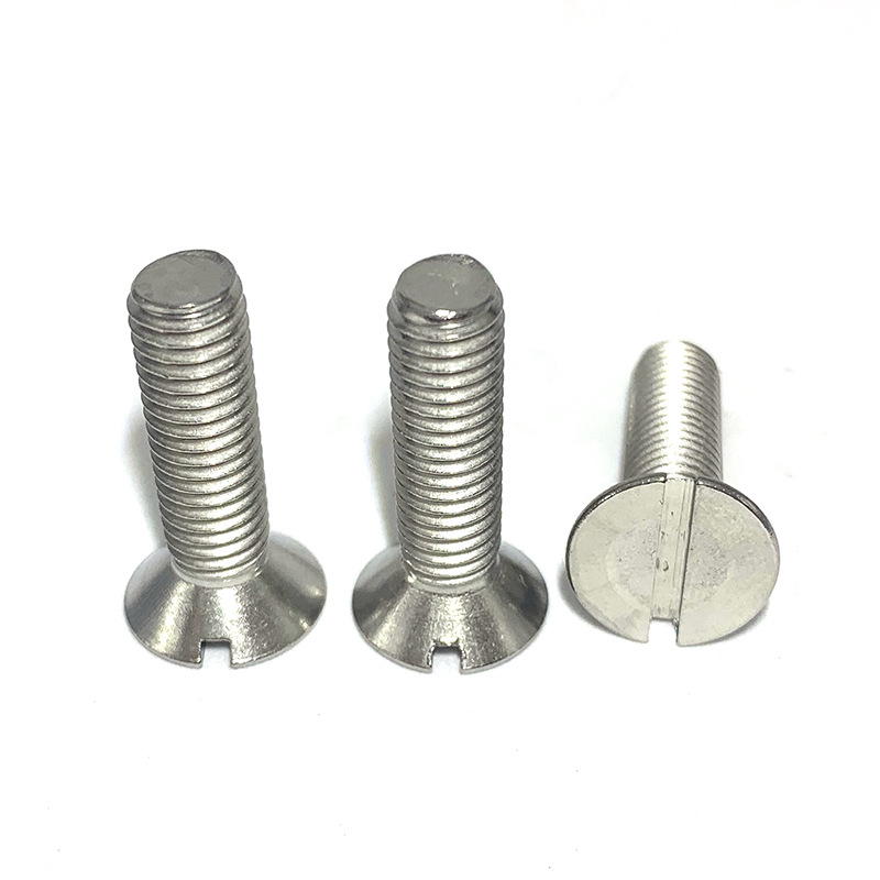 DIN 963:1990 Tornillo ranurado con cabeza avellanada