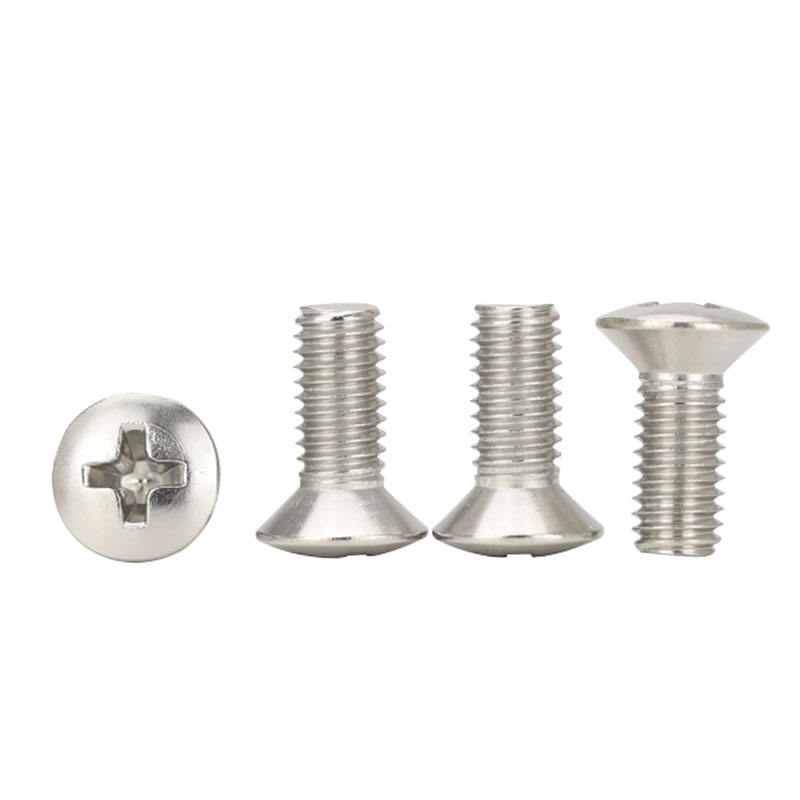 DIN 966:1990 Tornillo Phillips de cabeza avellanada ovalada