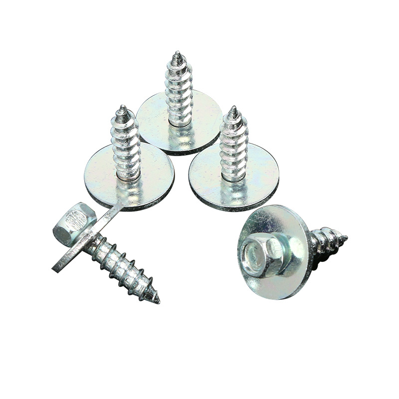 DIN EN ISO 10510 (S1):2011 Conjunto de tornillo roscador de cabeza hexagonal y arandela plana