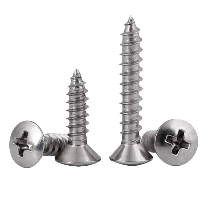 DIN 7983:1990 Tornillo roscador Phillips de cabeza avellanada ovalada