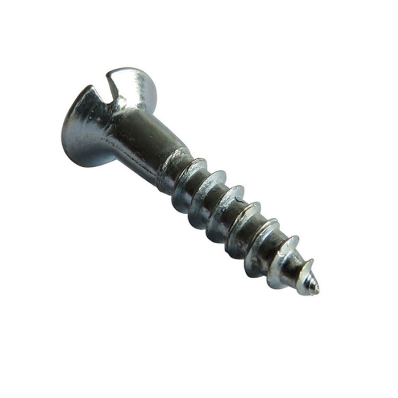 DIN 97:2016 Tornillo de madera ranurado con cabeza avellanada